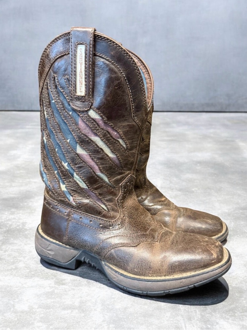 Shyanne Women’s Xero Gravity Lite Flag Western Cowgirl Boots - Size 8.5M